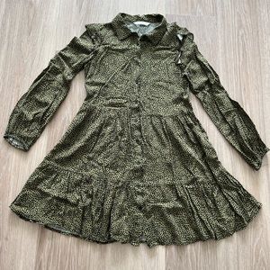Long Sleeve Print Dress